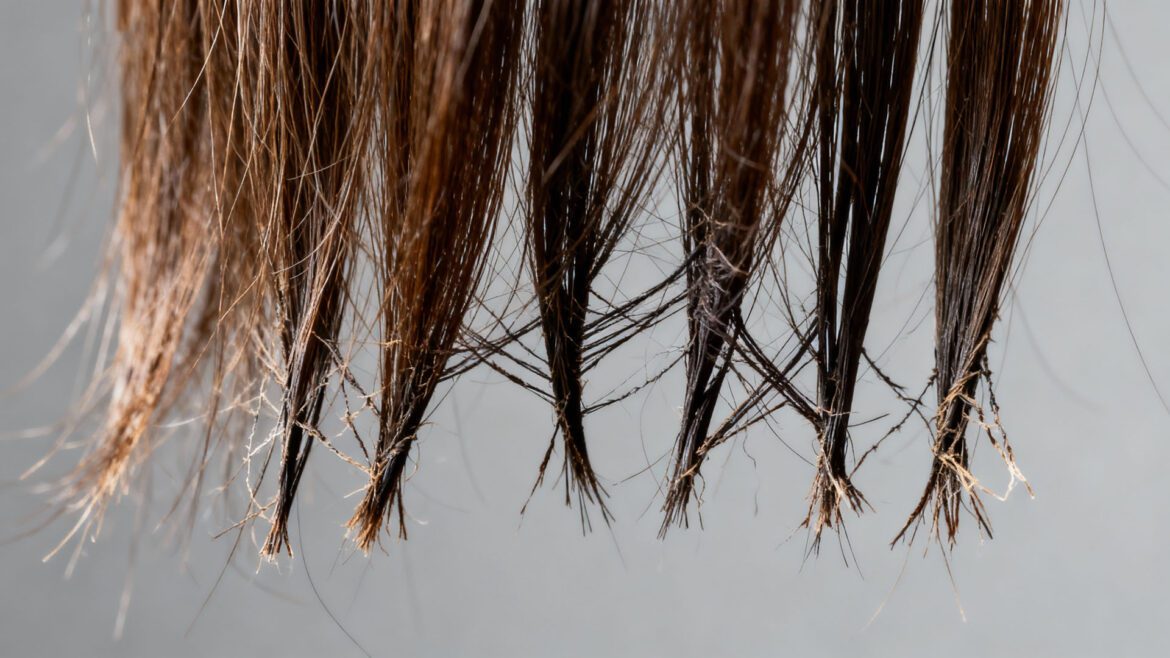 Dry hair mistakes such as excessive heat styling and rough brushing