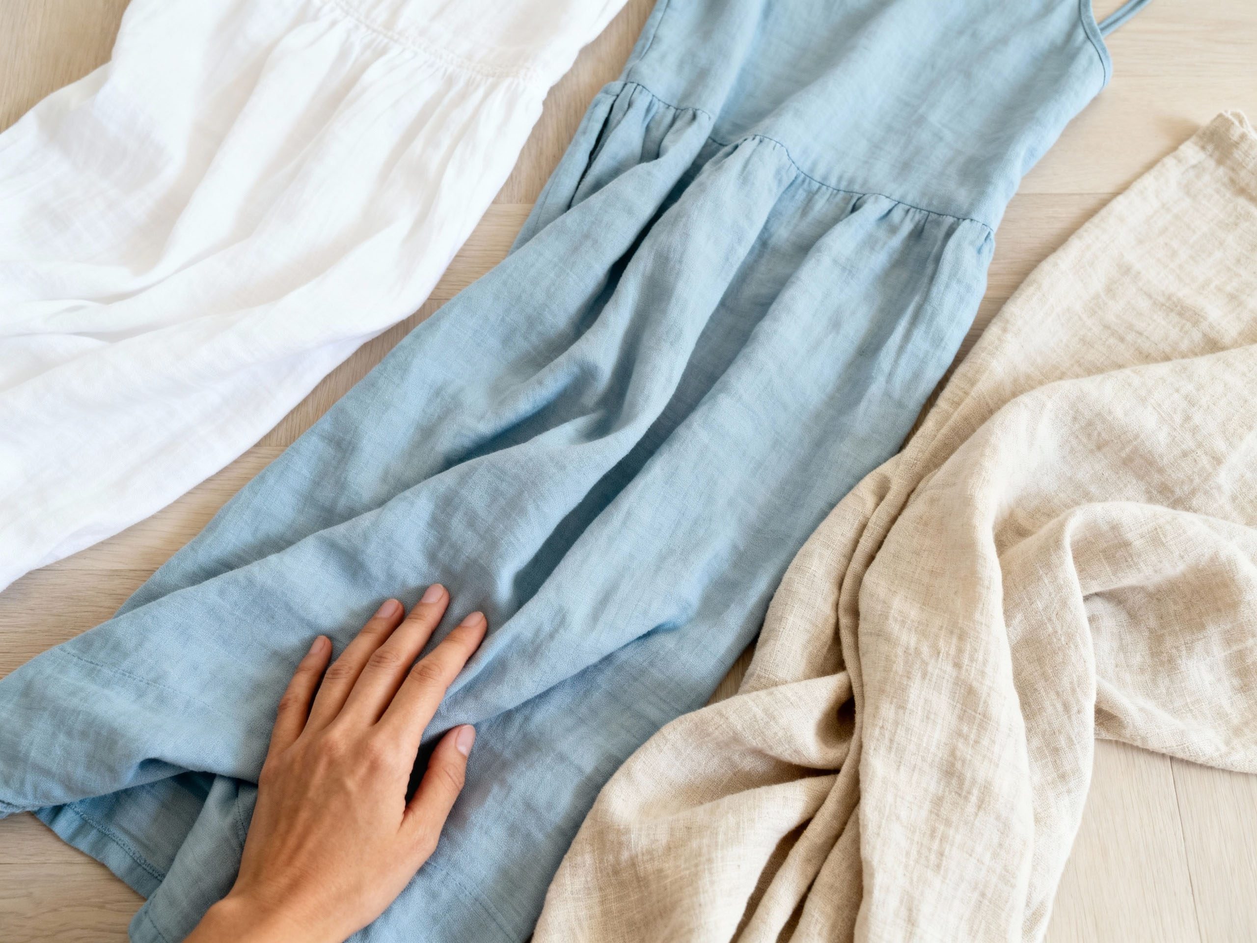 Breathable fabrics used in summer outfits