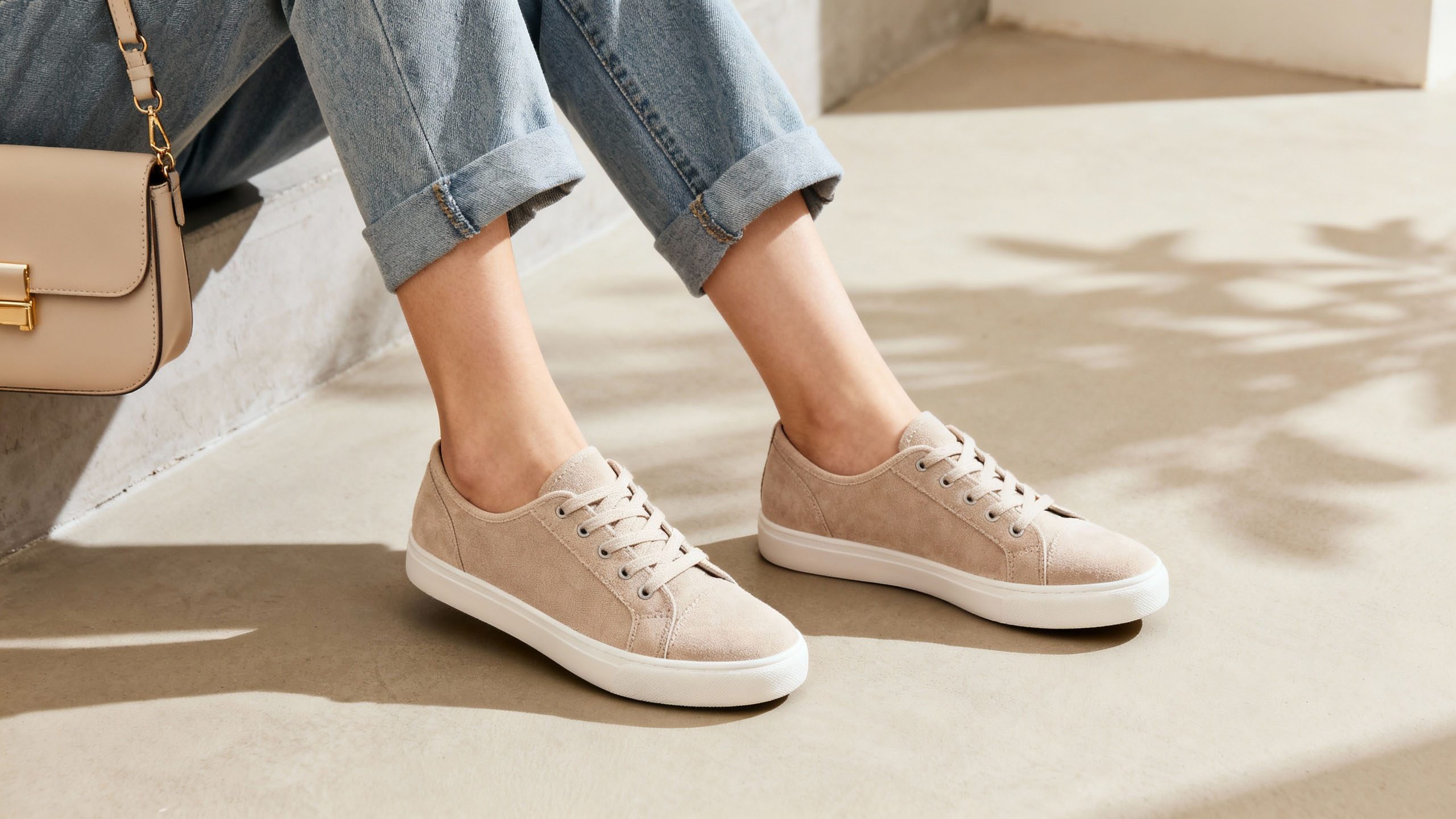 Clean casual shoes that complete a simple outfit