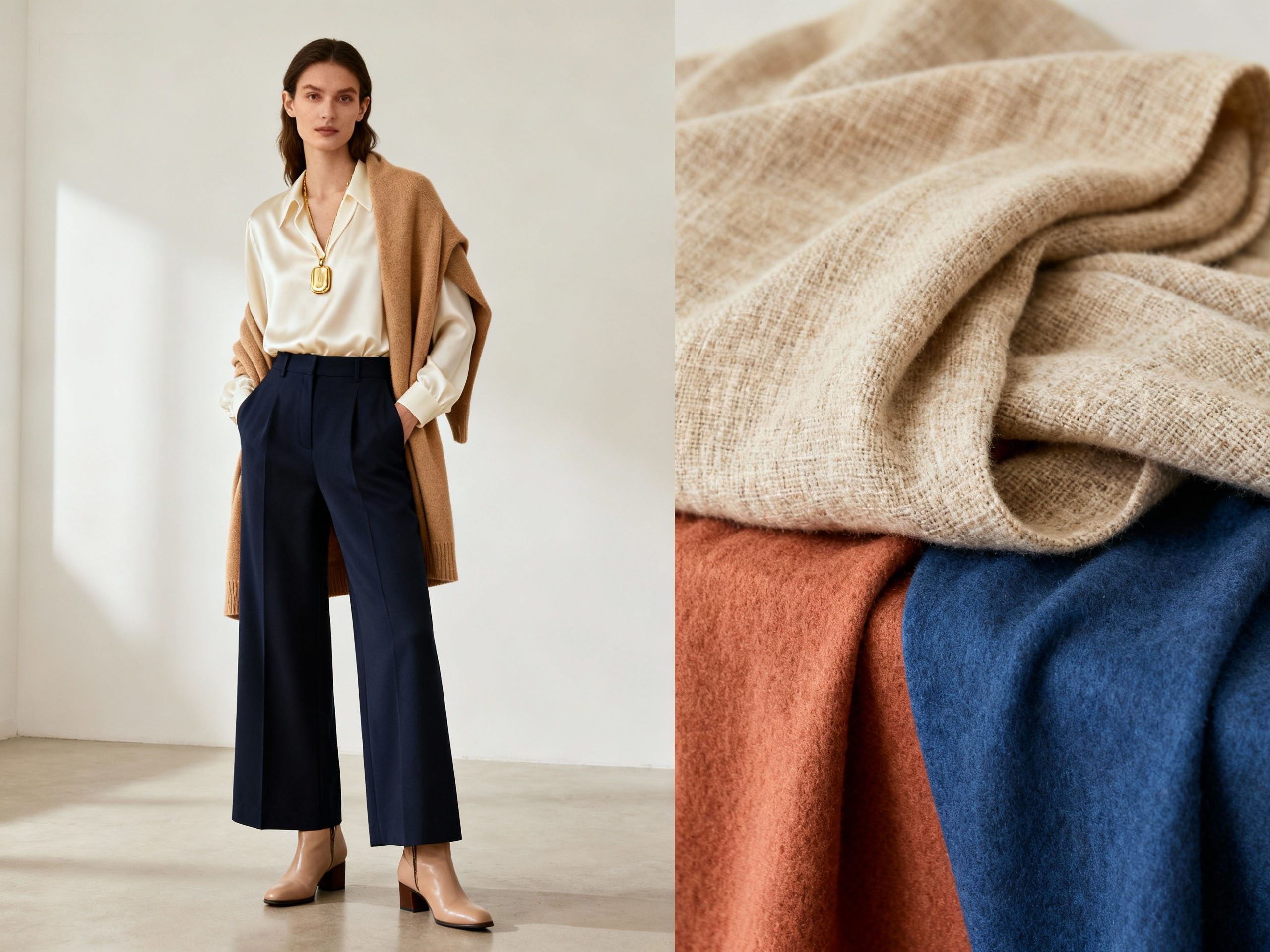 Outfit using complementary colors