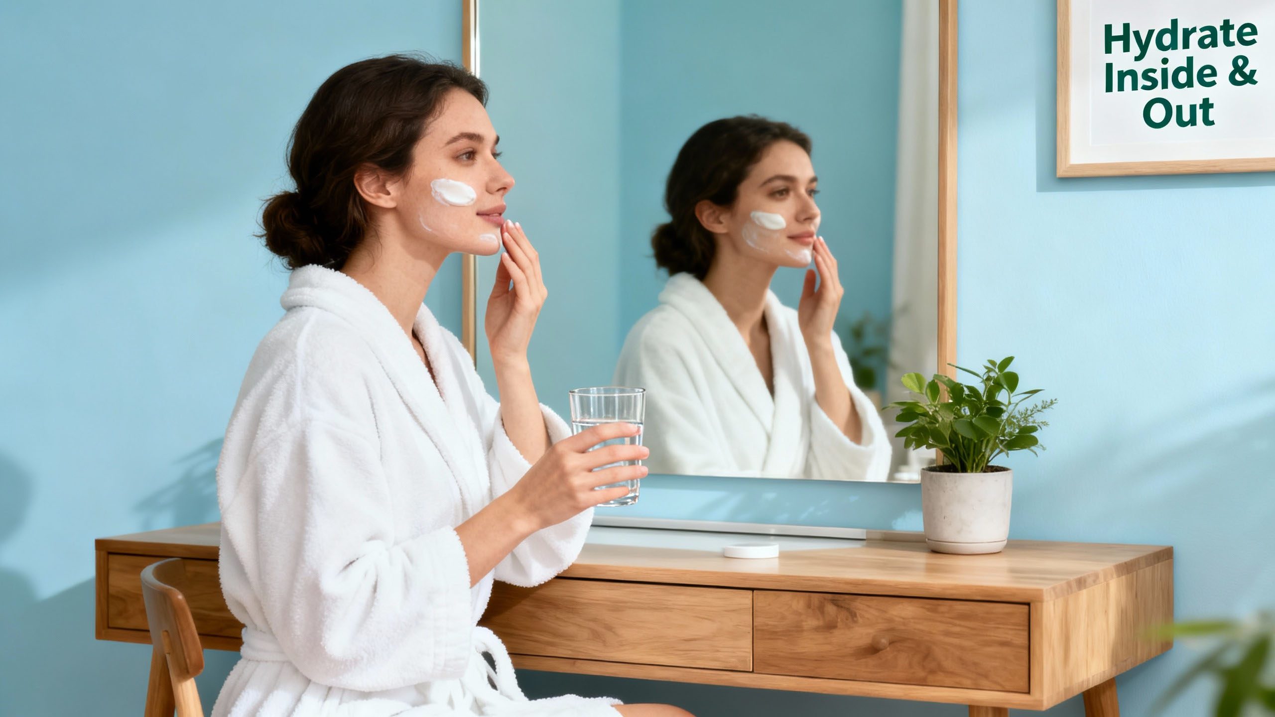 Daily Hydration Habits Daily hydration habits supporting natural beauty