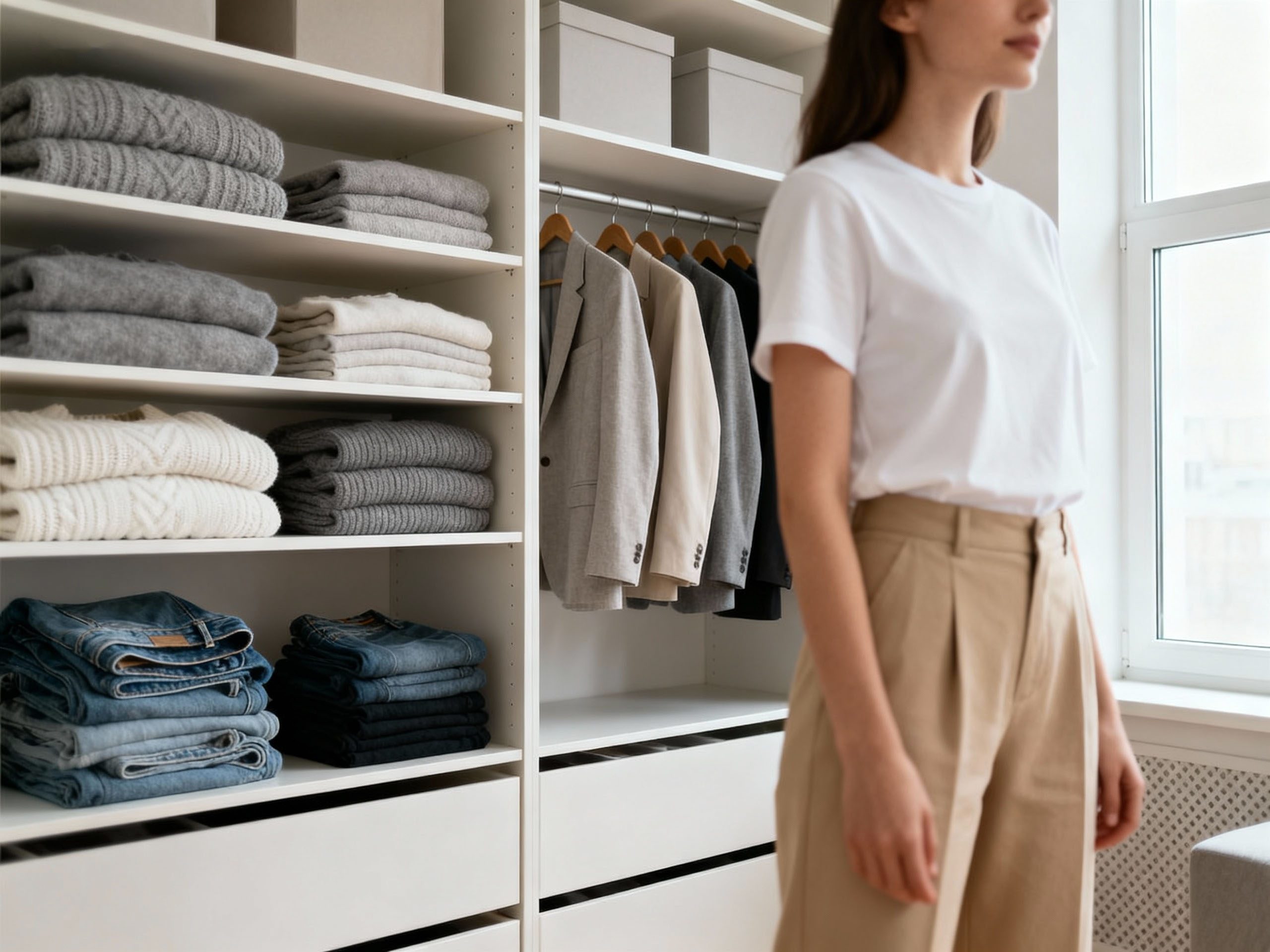 Easy Match Casual Basics Easy-to-match casual basics wardrobe