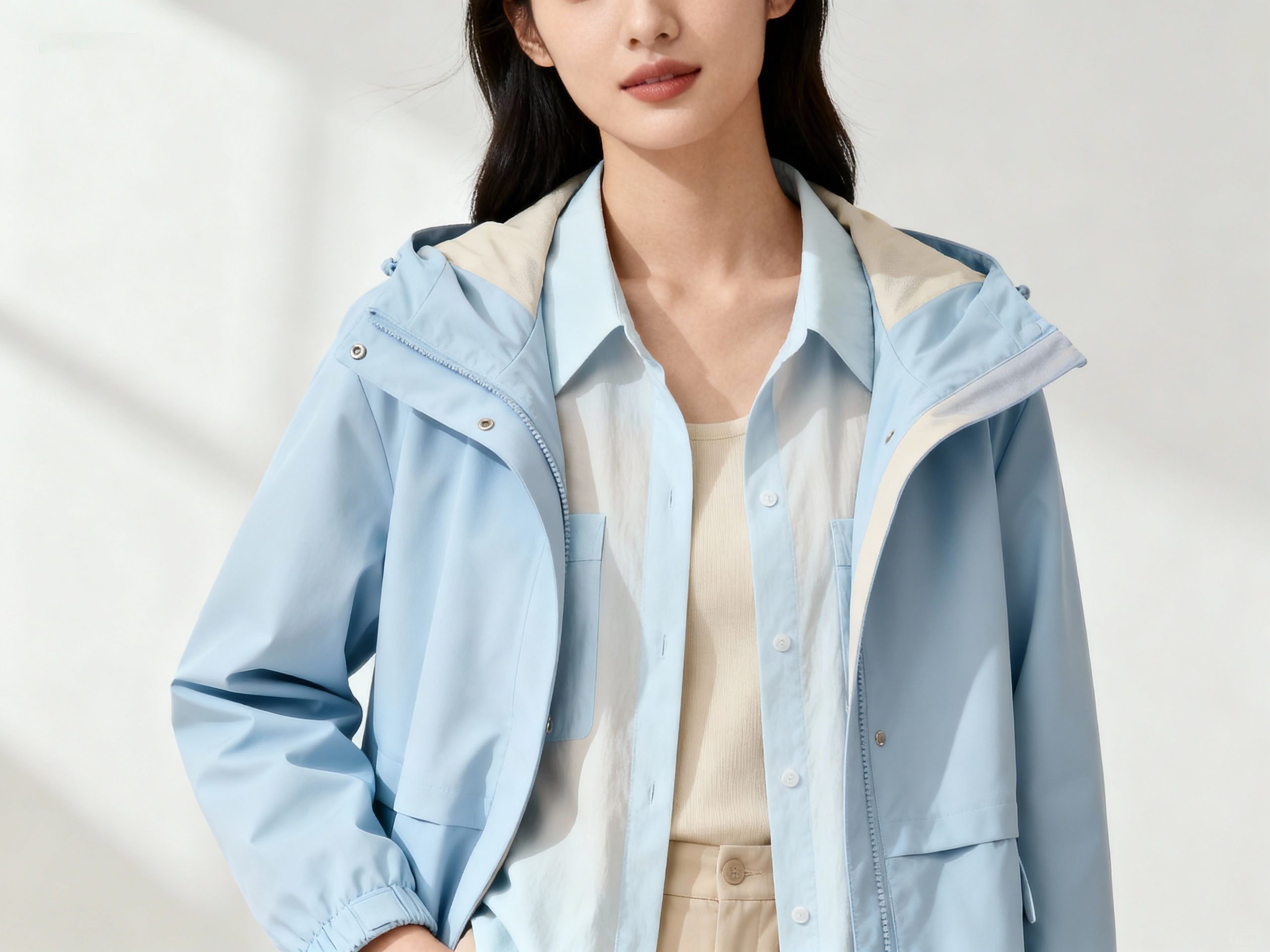 Lightweight outerwear for spring layering