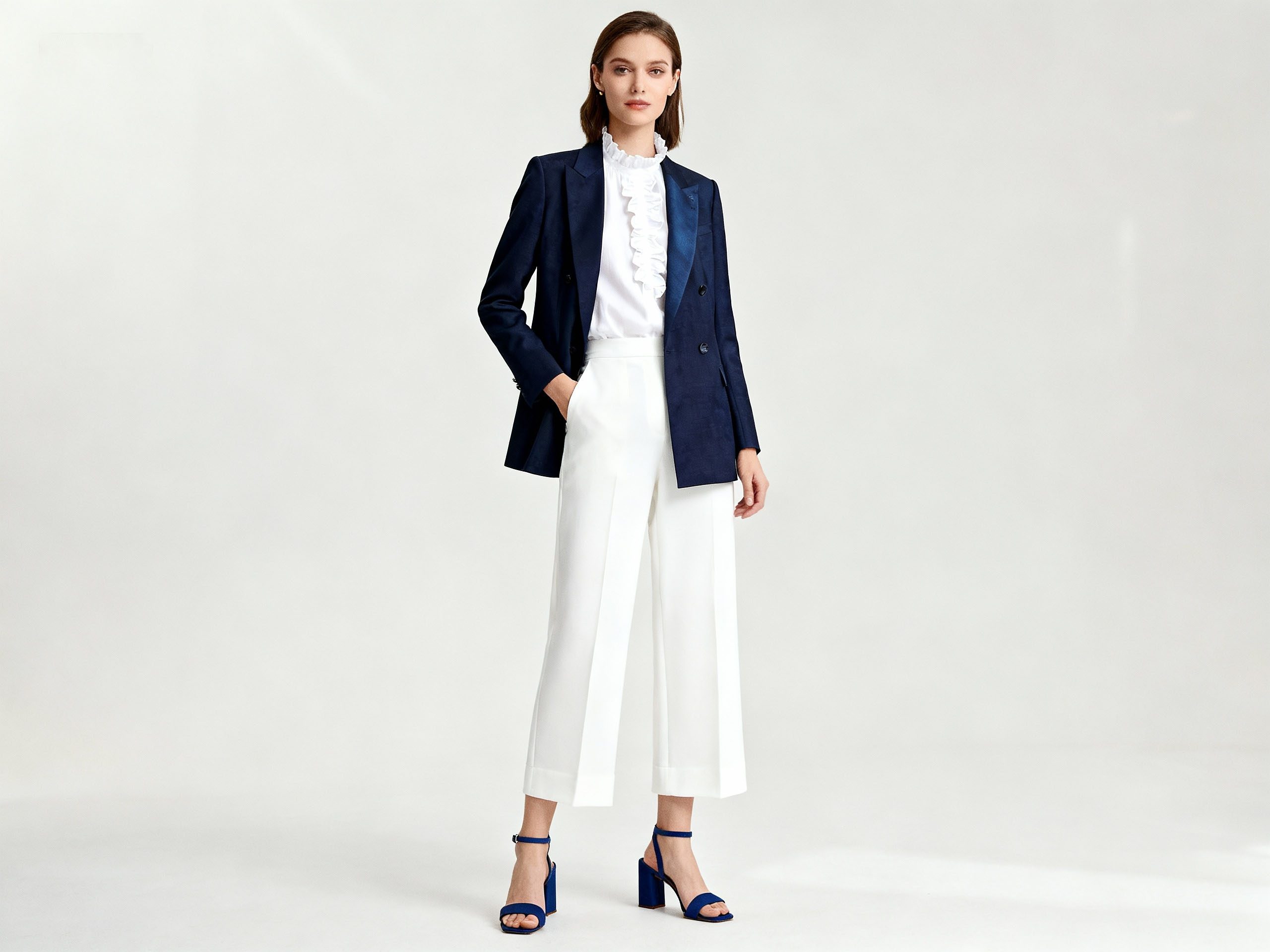 Navy and White Outfit Navy and white outfit combination