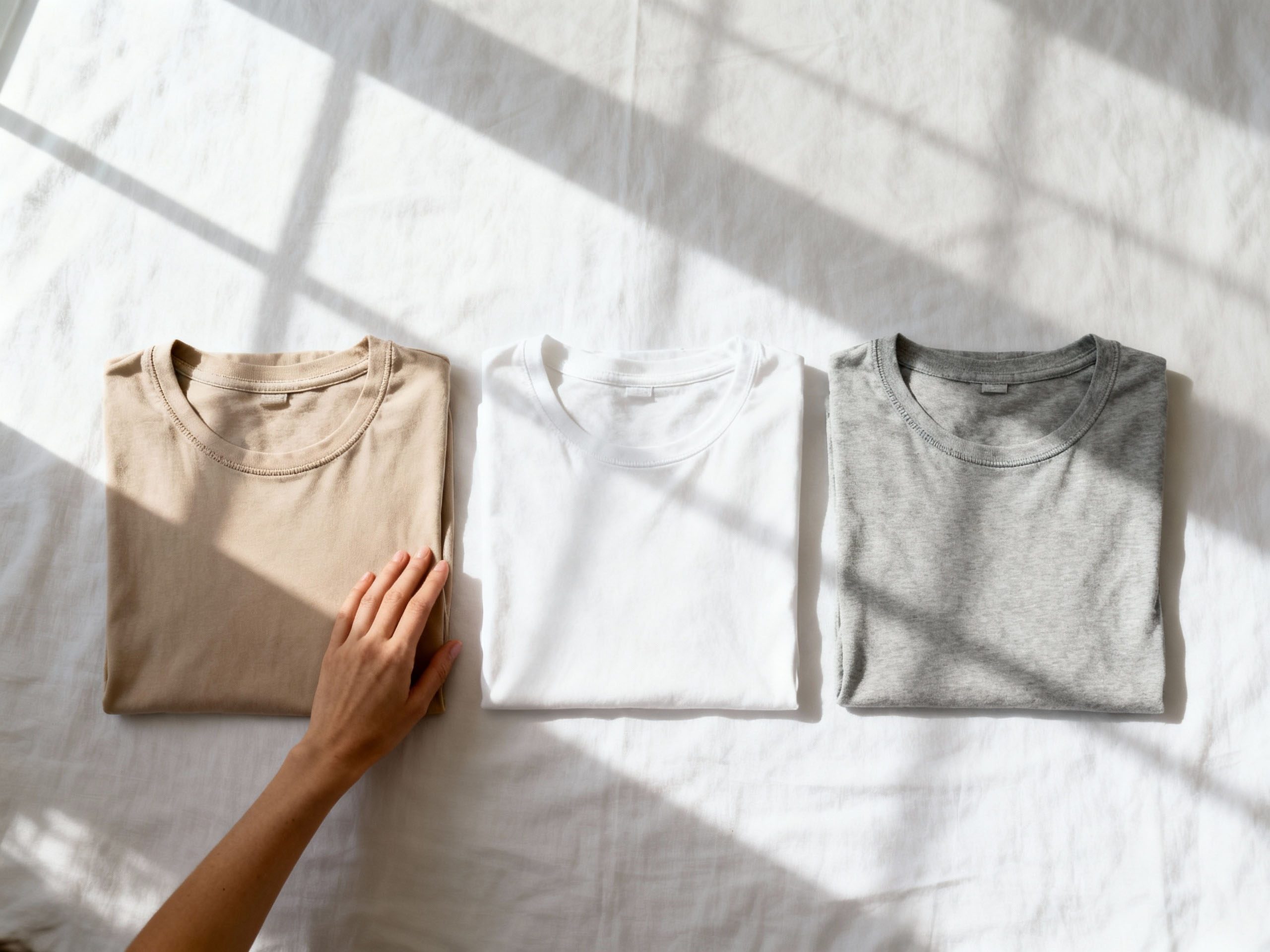 Plain casual t-shirts that match most outfits