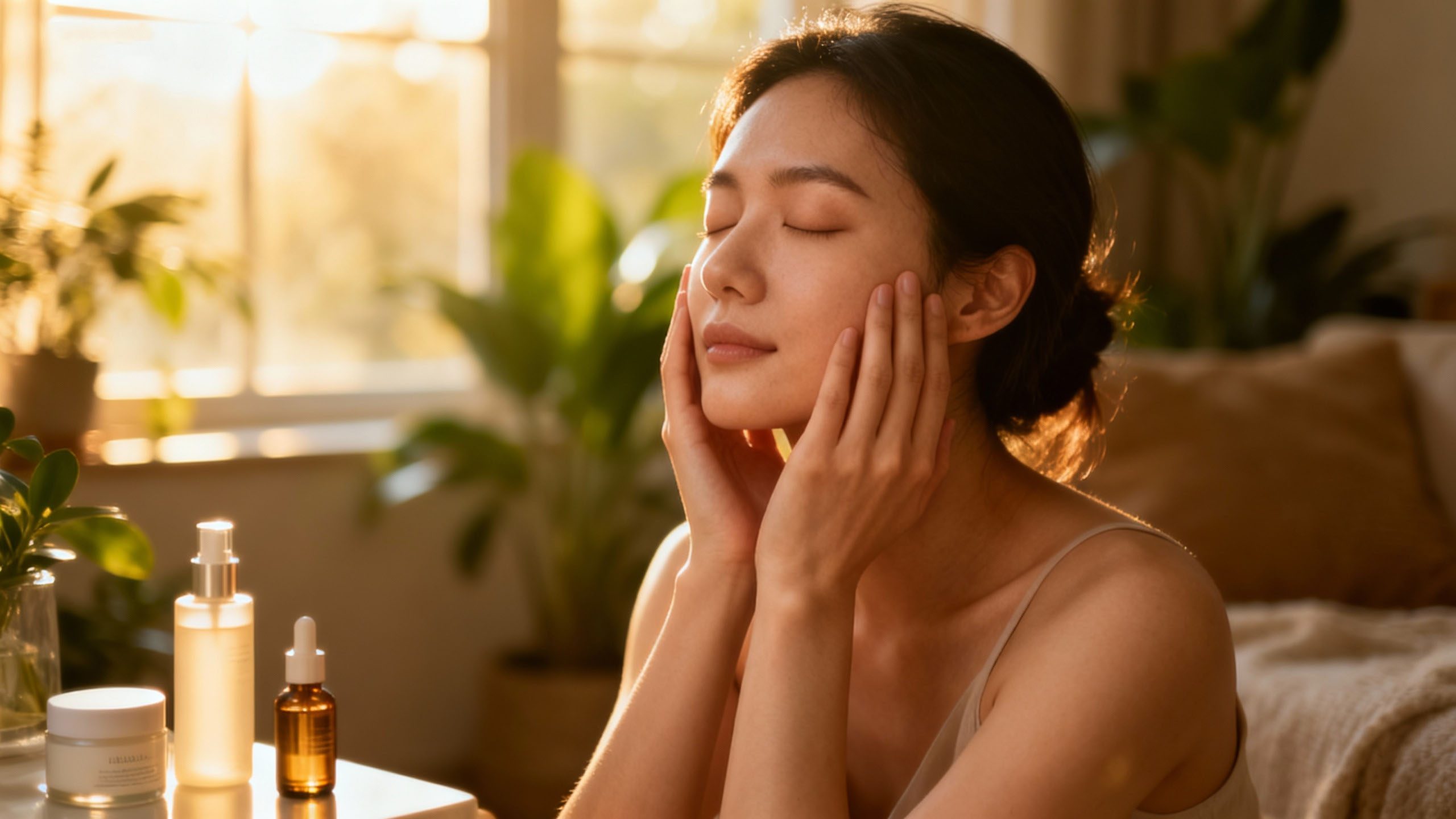 Relaxation habits supporting stress-free skin health