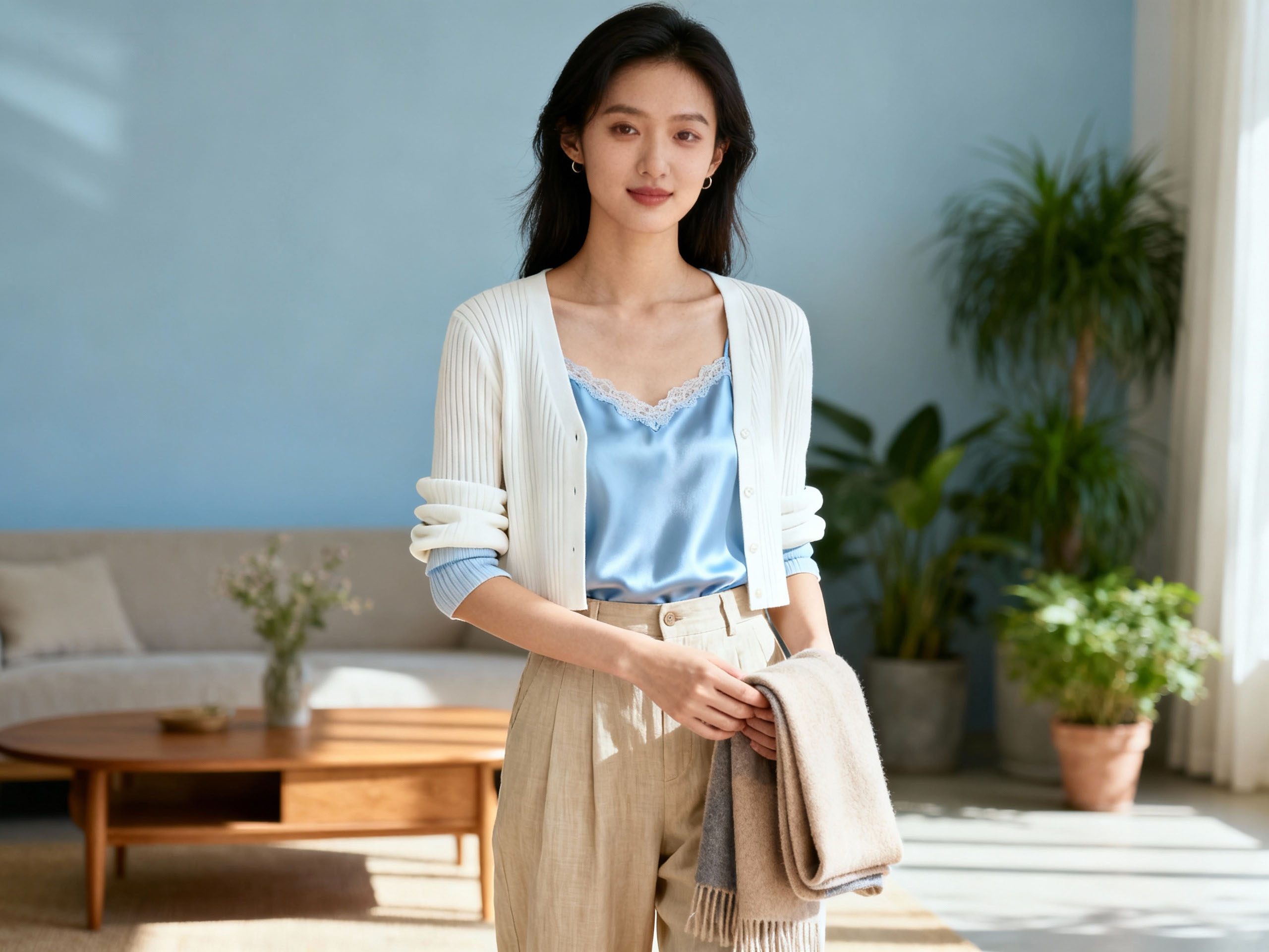 Seasonal sleeve length adjustments in outfits