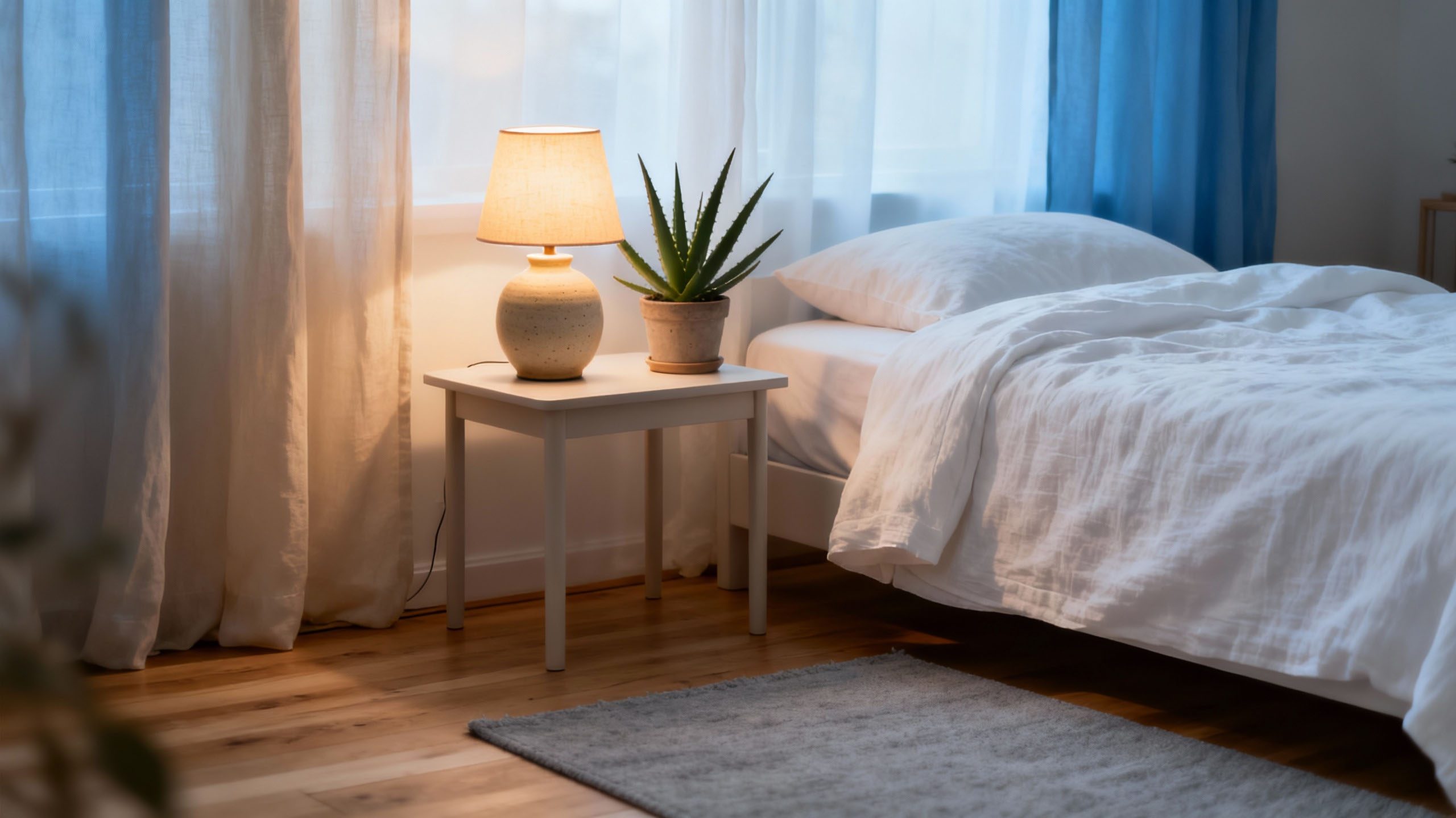 Quality sleep supporting stress-free and healthy skin