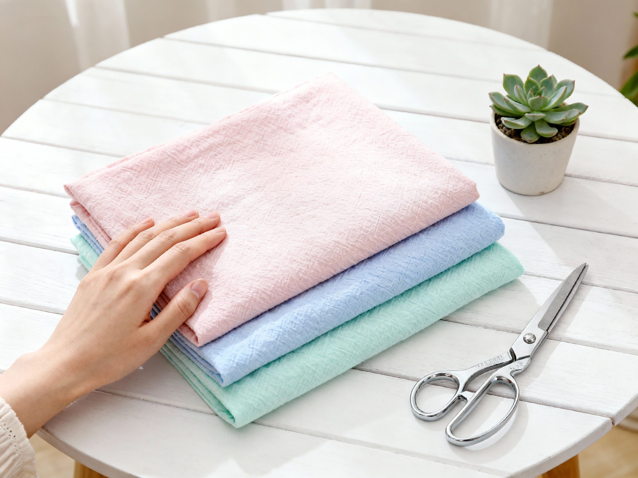 Cotton fabric suitable for spring clothing