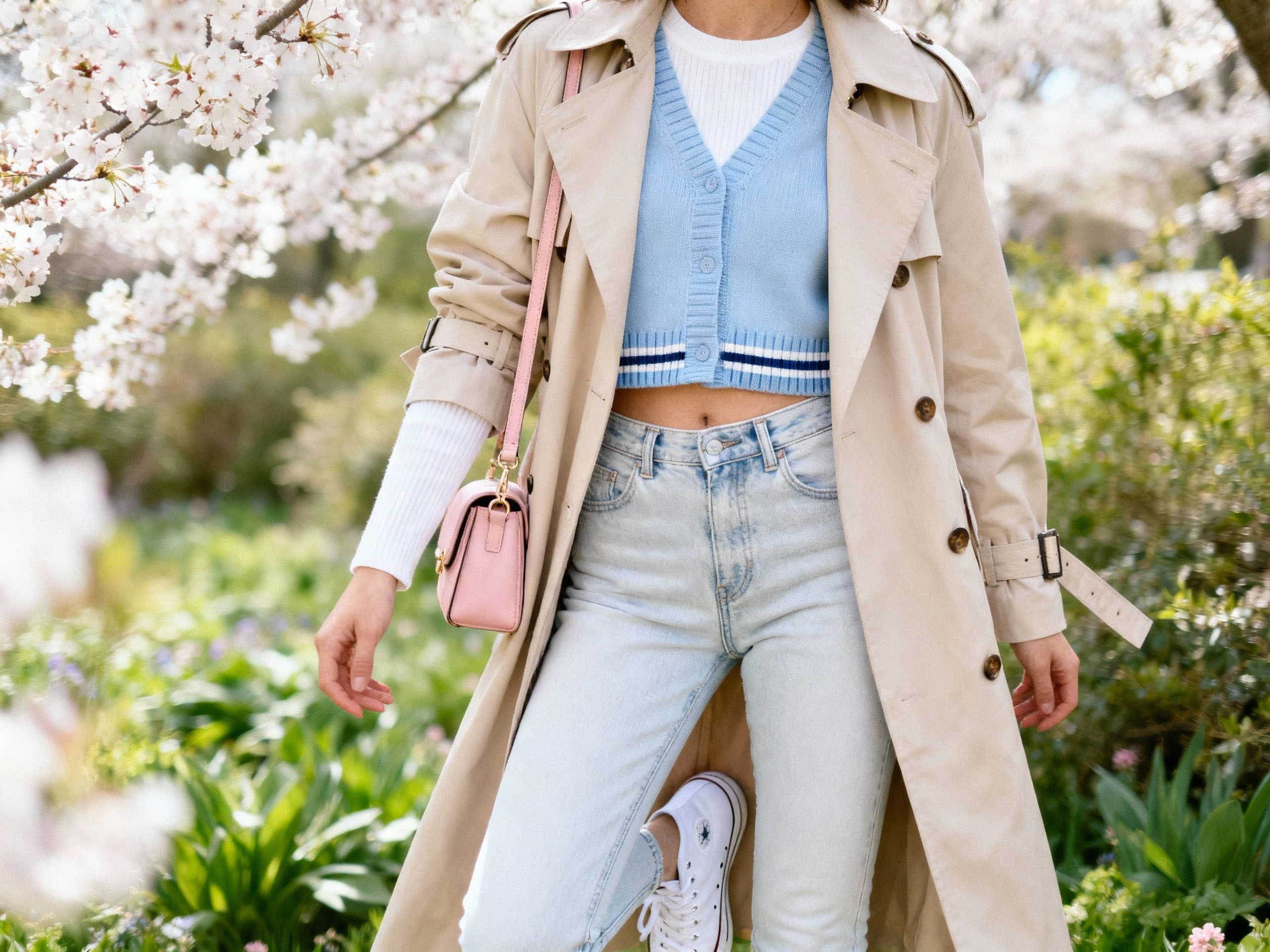 Spring Layered Outfit Layered spring outfit for comfort and movement
