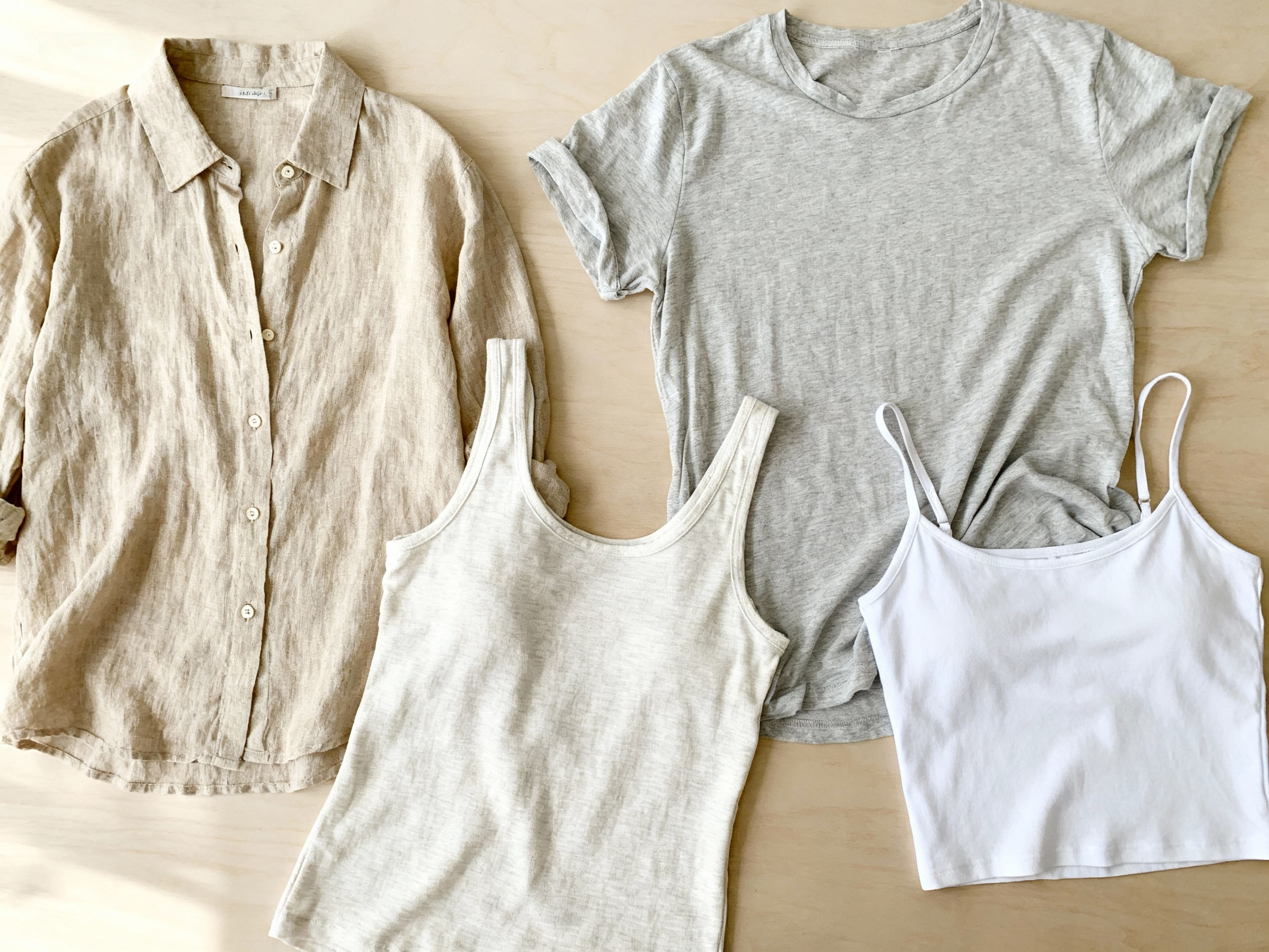 Breathable everyday tops for summer wear