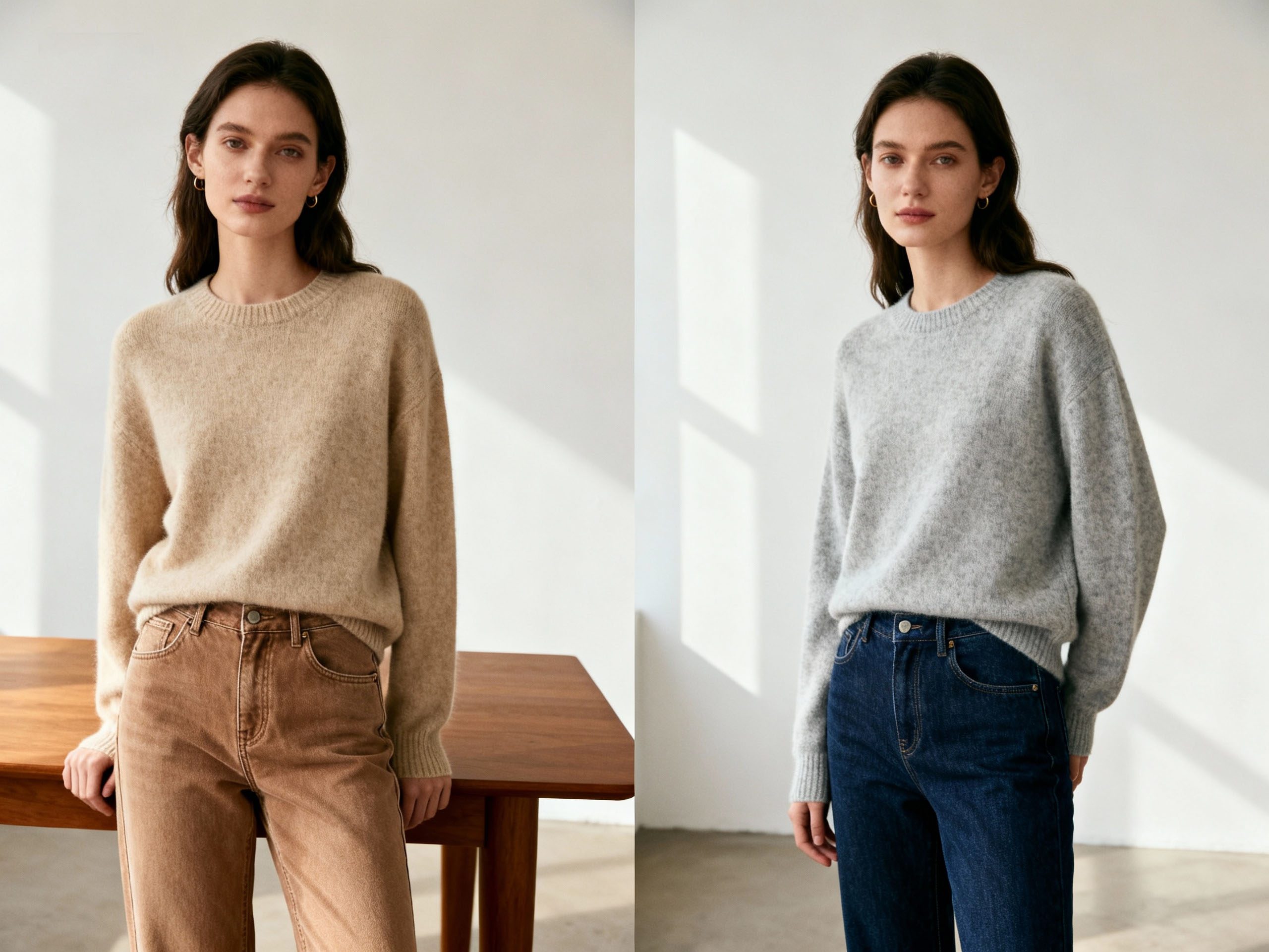 Warm vs Cool Colors in Fashion Warm and cool clothing colors compared in outfits